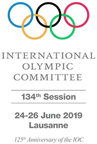 Logo of the IOC's Luasanne 2019 Session