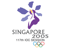 Logo of the IOC's Singapore 2005 Session