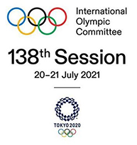 Logo of the IOC's Tokyo 2021 Session